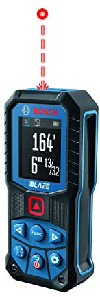 Bosch GLM165-22 165' BLAZE Ergonomic Cordless Red Digital Laser Measure