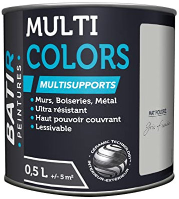 Bat mat 0 5l gris fumée