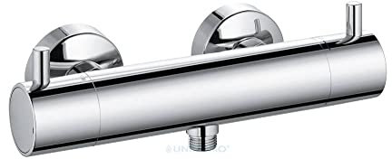 KLUDI BOZZ 352033938 Thermostatmischer für Dusche, schwarz matt