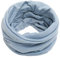 AVASAGS 2022 Damen Loopschal Strickschal Schlauchschal Winterschal Schlauchschal Schal Feinstrick einfarbig Winter Loop Scarf (Hellblau)