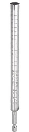 sourcing map Hollow Socket, 10mm x 140mm Deep Well Power Nut Driver 1/4 Quick-Change Hex Shank for Used with Impact Drivers