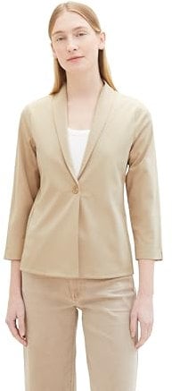 TOM TAILOR 1040329 Blazer, 11485-Sandy Beige, L para Mujer