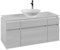 Villeroy & Boch Legato Waschtischunterschrank B578, 1200x550x500mm,Waschtisch mittig, B57800RK, Farbe: Stone Oak