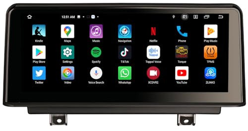 10.25 Inch 8 Core Android 12 Car Stereo Sat Nav For BMW 1 series F20 F21 2 series F22 F23 Supports Wireless Carplay IPS WiFi 4G WiFi DAB+ DVR OBD2