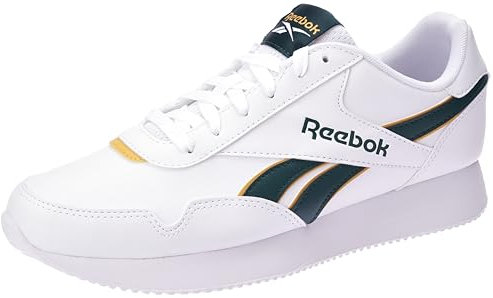 Reebok Unisex's Jogger Lite Sneaker, White Collegiategrn Fiercegld, 44 EU