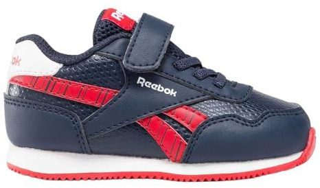 Reebok Baby-Jungen ROYAL CL Jog 3.0 1V Sneaker, VECTORNAVY/VECTORRED/White, 21 EU