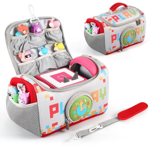 OUKNAK Tragetasche für Toniebox Starter Set, Aufbewahrungstasche für Toniebox Audio Player Tragebox für Toniebox Zubehör Reisetasche für Toniebox (Bausteine)