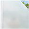 DOWELL Fensterfolie Blickdicht Sichtschutzfolie Fenster 44,5x400cm, Milchglasfolie Selbstklebend Statisch Haftend Folie UV Schutzfolie Glasfolie für Bad Badezimmer