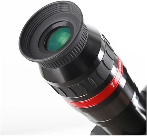 WANGFHAO Teleskop-Zubehör-Set, Teleskop-Okular UWA 1,25 Zoll 82° 4 mm/7 mm/16 mm for astronomische Teleskop-Teleskopkamera (Color : 7mm)