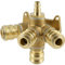 Fittingteile - Druckluft Wanddosenverteiler G 1/2 - mit 4x Druckluftkupplung und Kupplungsstecker NW 7,2
