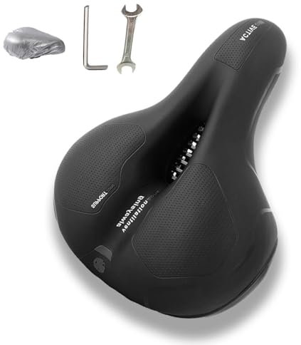 BikeHeroes Cloud Comfort Max - Endlich Schmerzfrei Radfahren,Outdoor Cloud Comfort Pro 2.0 Fahrradsattel