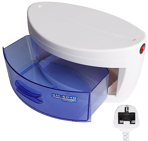 SM-504B UV Steriliser,Single-Layer Drawer Disinfection Box,Low-Temperature Mini UV lamp Illumination, for Beauty Salon Tools,Baby Bottle,Spa Tattoo Nail Hair Tools,Makeup Brushes