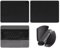 [3-in-1-Set] Ober- und Unterteil mattschwarze Haut und Handballenauflage/Scharnier, transparent, matt, ultradünn, Schutzfolie für iPad Pro 11 M4 2024 Magic Keyboard