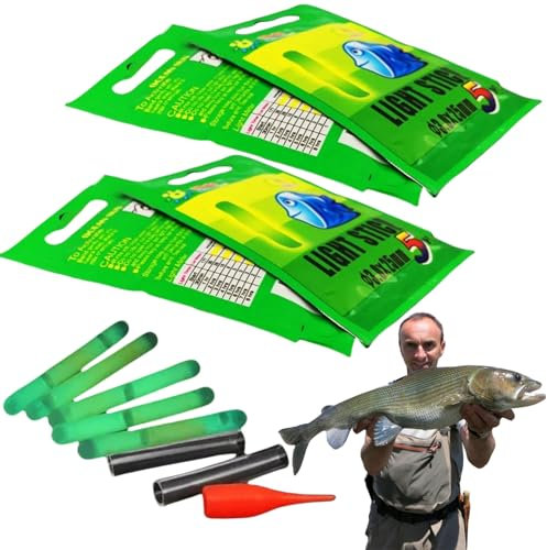 IATAHI Knicklichter,Knicklichter Angeln,Glow Sticks Fishing,Knicklicht Posen,Led Knicklicht Angeln,Fishing Light Float,Mini Glow Sticks,Für Nachtangeln