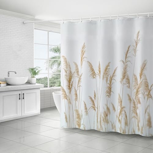 FAIRYGATE Bathroom Window Curtains Decor Shower Curtain Set Forest in Summertime Foliage Sunlight Romantic Holidays Accessories 180x180CM B9821
