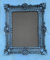 Pintici Bilderrahmen Barock Hängerahmen Barockrahmen 57 x 47 cm Shabby,Jugendstil Antik Spiegelrahmen Fotorahmen 30x40cm (Antiksilber+Schutzglas)