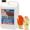 Salt & White Efflorescence Remover 5 Litres -Brick Acid Cleaner for Bricks, Stone, and Masonry With Perfectonish Gloves