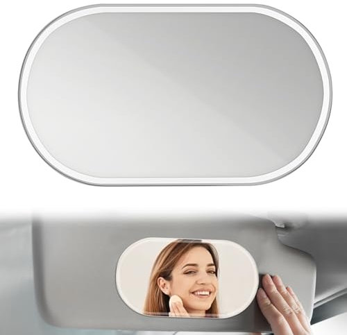 Sun Visor Vanity Mirror Cover, Mirror Car Sun Visor Mirror for Car, Sun Visor Mirror Cover, Hd Car Ssun Visors, Car Visor Vanity Mirror, Car Sun Visor Vanity Mirror Cover, for Sun Visor And Car Seat B