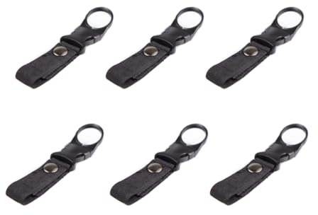 CPJJ 6 Stück flaschenhalter gürtel, Flaschenhalter rucksack, Trinkflaschenhalter gürtel, Getränkehalter gürtel, Flaschenhalter für gürtel