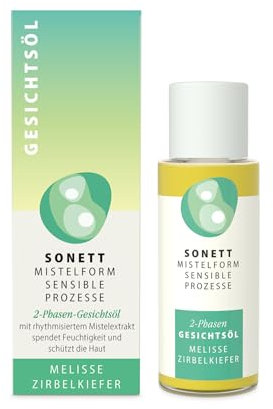 Olio per il viso a 2 fasi, melisse, pino cembro, 50 ml, vegano