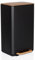 hjh OFFICE Poubelle de Cuisine, 30 litres Clean Natura Softclose Poubelle en métal, Poubelle à pédale avec Seau intérieur, Noir/Noix