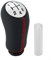 SMZhomeone 5-Gang-Schaltknauf für Renault Laguna, Megane 2, Clio 3, kompatibel mit Modellen 2003 2009 (rote Linie)