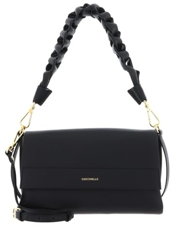 Coccinelle Leder Schultertasche Umhängetasche Boheme Grana Double Shoulder Bag