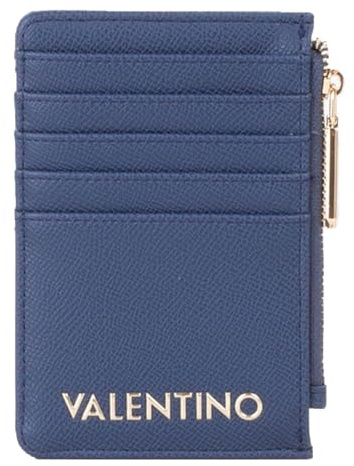 Valentino Kartenetui FAE Re Zip Around Card Case Blu dunkelblau