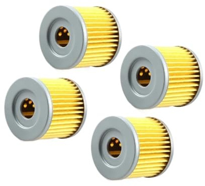 Ricambi for moto Filtro olio adatto for BURGMAN UH125 UH200 UE125 UE150 UX125 UX150 SP100 SP125 TU125 UC125 UC150 GSXS125 GSXR125(4PC)