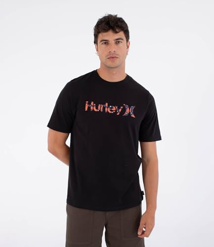 Hurley Herren T-Shirt Short Sleeve Men - Printing Press Money T-Shirt
