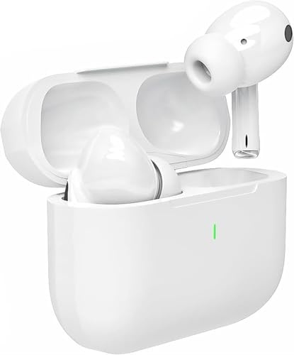 Ear Bud Wireless, Bluetooth 5.3 AirBuds Pods HiFi Stereo with Noise Cancelling Mic, IPX7 Waterproof, Touch Control Ear Pods, Fast Charging and Comfort Fit Headphones in Ear for Fitness/Sports/Air/Pods