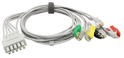 Cables de plomo compatibles con Marquette ECG 5 IEC estándar europeo