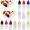 70 Stück 7 Farben Tropfflaschen, PE-10 ml Flexible Liquid Flasche, Kann Augentropfen, Ohrentropfen, ätherische Öle und verschiedene Flüssigkeiten lagern - Φ 20 mm