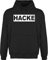 Hoodie Herren Pullover Männer - Karneval & Fasching - Hacke schlicht Partnerkostüm - weiß - S - Schwarz - Faschings Saufen Outfit Karnevals dicht fassenacht Fastnacht köstüme Fasching,