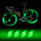 Yifengshun 4 x LED luz Rueda Bicicleta luz LED Impermeable Bicicleta Rueda con 3 Modos de Parpadeo lámpara LED Rueda Bicicleta para Adultos y niños Verde