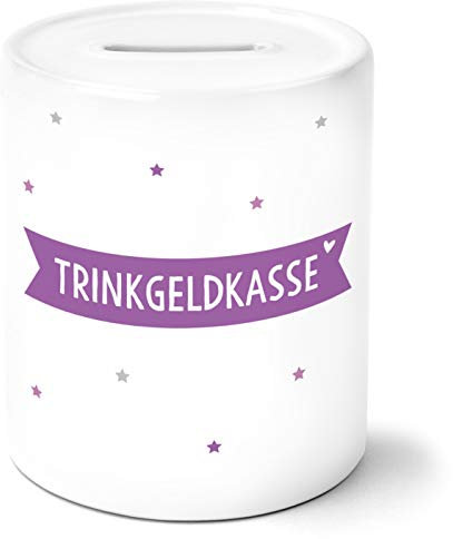 OWLBOOK Trinkgeld Kasse Spardose Deko Idee optimal für Cafes Restaurants Bars zur Einweihung
