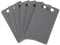 SIDCO Schneidebrett 6 x Frühstücksbrett Schneidbrett Frühstücksbrettchen grau 24x15cm