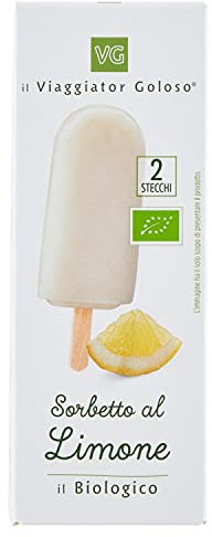 Il Viaggiator Goloso Sorbetto al Limone, 2 x 70g (Surgelato)