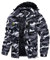 TACVASEN Herren Arbeitsjacke Winter Angeljacke Übergangsjacke Regenjacke Outdoorjacke Wasserdicht Atmungsaktiv Winddicht, Schwarz Camo, XL
