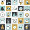 Sticker Adventskalenderzahlen | Aufkleber Zahlen - Sticker - Adventskalender selber basteln. Weihnachten Zeit