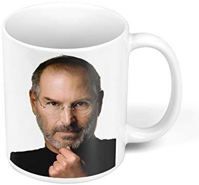 Steve Jobs Pensif CEO Tasse für Fotos, American