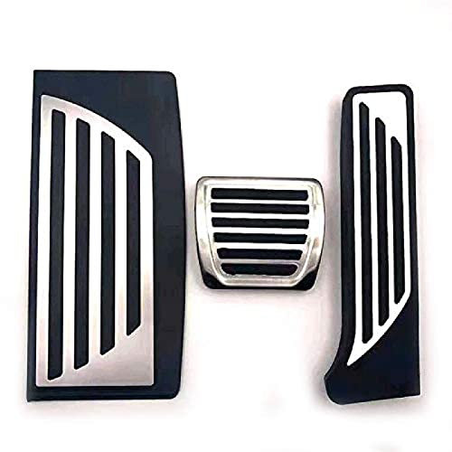 Auto-Tretauto-Mode-Dekoration Modifiziertes Zubehör , passend für ALFA Romeo Giulia Stelvio at Accelerator Brake Footrest Pedal Pad Special Pad (Color : at 2PCS),at 2PCS
