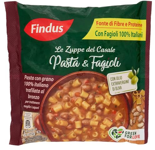 Findus Le Zuppe Del Casale Pasta e Fagioli, 500 g (Surgelato)