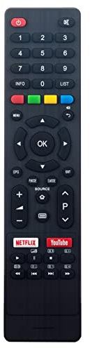 VINABTY GCBLTV9MU Fernbedienung ersetzen Passend für Saba Changhong CHIQ TV LED32HS71N1 U58G7N L32H7L/N U43H7L/N U50H7L/N U55H7L/N L32G7N L40G7N SA32S48N1 S49N1 SB32HDS193ES SA40S58N1 CBLTV9MM
