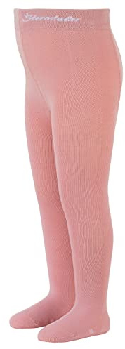 Sterntaler Strumpfhose uni - Mädchen Kinder Strumpfhose - hautfreundlich und feuchtigkeitsregulierend, mit elastischem Komfortbund - zartrosa, Größe 80