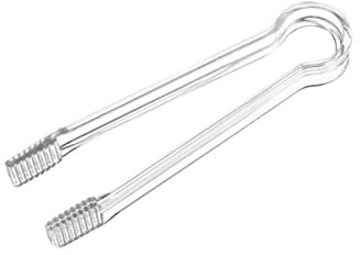 Pinces de Cuisson en Plastique Pince à Glace Transparente Nourriture Salade Buffet Pain sucré Pince à gâteau Barre Pince à Repas de fête