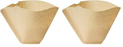 Menalux CFP4-100 Filtros de papel, número 4, para cafetera de goteo (Paquete de 2)