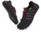 Badeschuhe Wasserschuhe Herren Damen Strandschuhe Barfußschuhe Sommer Schwimmschuhe Aquaschuhe Schnell Trocknen Surfschuhe Schwarzrosa EU39