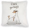 Gilbert die Gans Kuschelkissen mit Spruch Gans gechillt Witziges Comic Design Ideal für Geburtstag Geburt Pechvogel Miesepeter Ganter