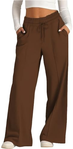 Cocila Deal of The Day Lady Work Trouser Cargo Yoga Pants Extra Long Length Rayon Pajama Pants for Women Maternity Jersey Trousers Blue Jogging Bottoms Women Amazon Outlet Clearance UK